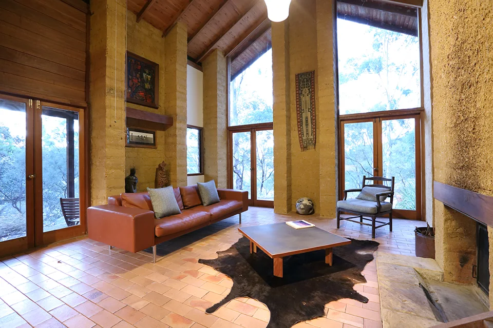 Warm, open-plan living space